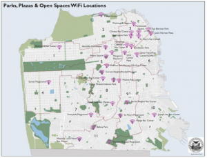 san francisco free wifi network configuration